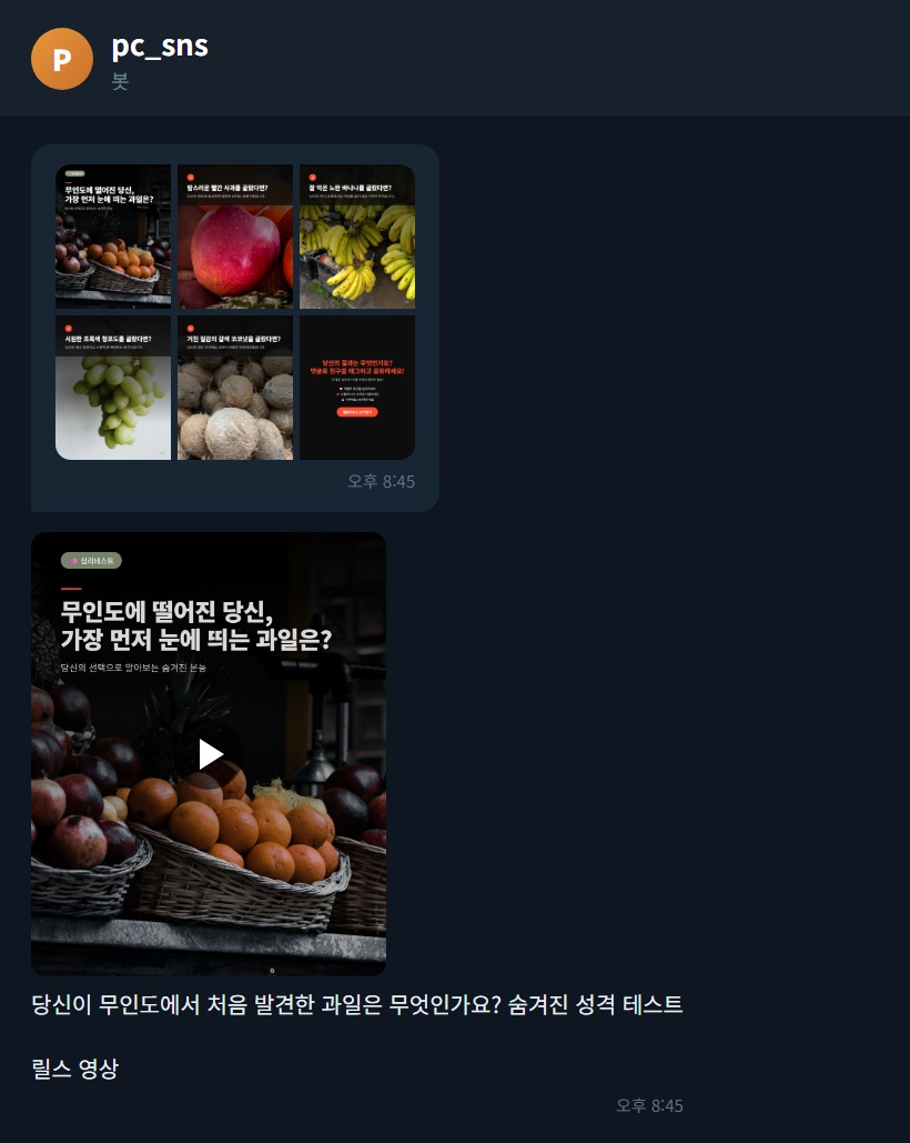 5. 카드뉴스와 릴스가 완성됩니다